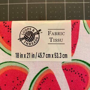 Loops & Threads Fabric Fat Quarters Watermelon Cotton 18" x 21" ( 5 Pieces Left